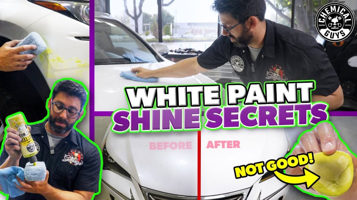Restore Your Car’s Shine Chemical Guys Clay Bar Method for White Car Paint