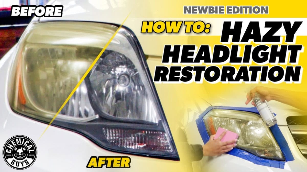 Restore Hazy Headlights at Home with Chemical Guys Easy DIY Tutorial